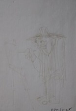 Pittore su cavalletto |