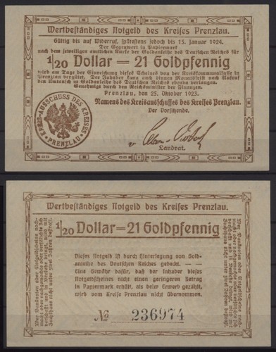 27182 gold notgeld - -, gold-notgeld