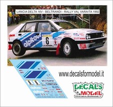 DECALS 1:43 LANCIA DELTA 16V