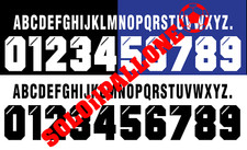 kit nome ad arco + numero x maglia inter 96-97 umbro bianco,nero flock