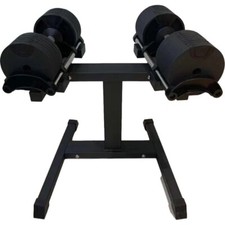 Coppia Di Manubri Regolabili 2 X 32 KG (Supporto Incluso)