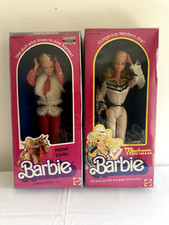 Barbie Horse Lovin 1982 e Western Barbie 1982 NRFB vintage e rara, di Mattel