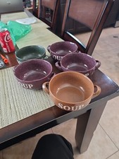 Set 5 zuppiere di gelso con