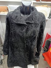 Pelliccia Astrakan  donna nero