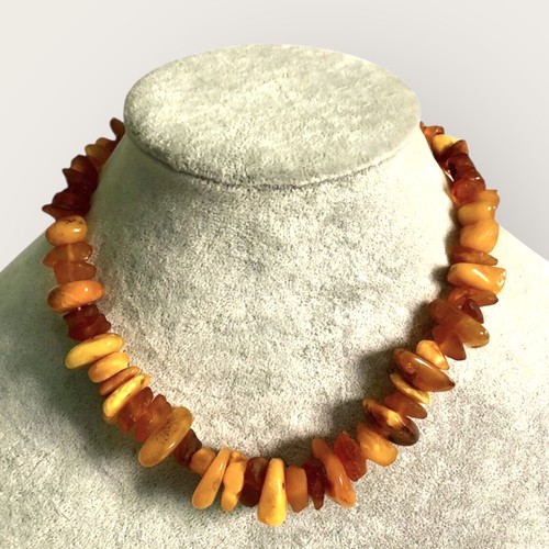 Collana girocollo ambra - collana,
