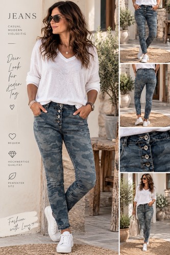 Jeans italy star camouflage - jeans,