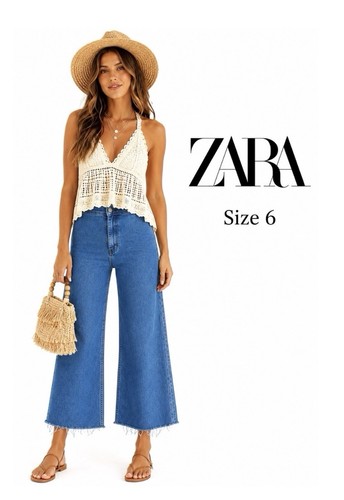 Jeans zara vita alta gamba - vita,
