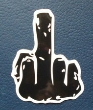 Sticker adesivo dito medio - "dito, medio"