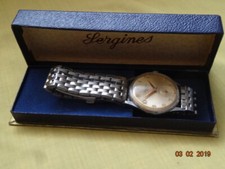 1960 SERGINES PRECISÃO By LONGINES 34mm Unitas 6310 INCABLOC SCATOLA ORIGINALE REVISIONATA
