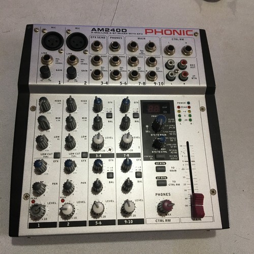 Mixer phonic am240d non - mixer,