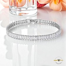 Bracciale donna tennis argento - bracciale,