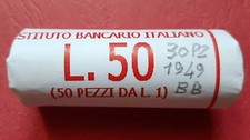 Rotolino 1 Lira 1949 Arancia