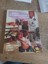  INTERNI LA RIVISTA DELL' ARREDAMENTO NR 64 Cose Mobili Oggetti Da Tutto..1972