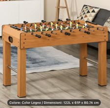 HomCom Calcio Balilla Professionale per Bambini 87 x 43 x 78cm