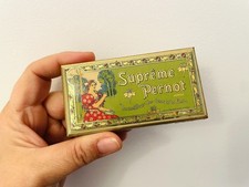 ? Supreme Pernot Antica Scatola in Latta 1920 SAMPLE TIN - PUBBLICATA
