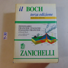 IL BOCH TERZA EDIZIONE DIZIONARIO FRANCESE ITALIANO ITALIANO FRANCESE ZANICHELLI