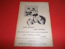 PUBBLICITA' 1961 PUPAZZO GONFIABILE ANGELINO BARAVELLI BOLOGNA ADV WERBUNG