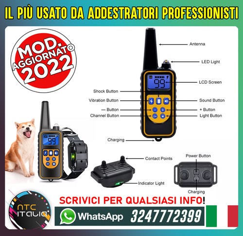 Collare telecomando 800m per - collare,
