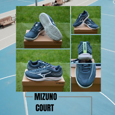 Scarpe da ginnastica da campo indoor da donna Mizuno verdi netball nuove taglia 8