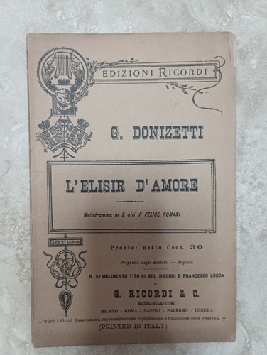 Libretto opera donizetti - donizetti,