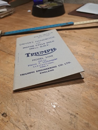 Triumph 350 hw 3hw - 9.4, 3
