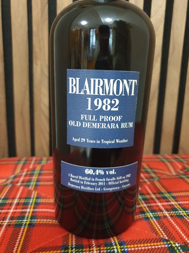 Rum demerara blairmont 1982 - demerara,