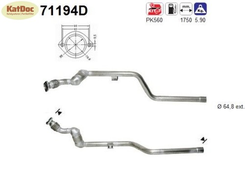 Catalizzatore per mercedes - catalizzatore,