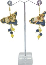 ??Orecchini a forma di Sicilia