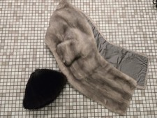 Cappello e stola di visone