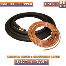 Set linea HVAC rame isolato