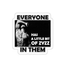 Zyzz Motivational Sticker For