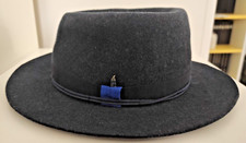 Cappello uomo invernale feltro di lana  blu scuro stile classico taglia 56