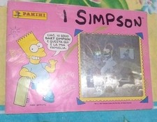 Album Figurine Simpson Panini 1991 Raro E Completo Versione Ologramma Molto Raro