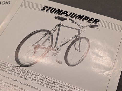 Brochure mountain bike - , vintage