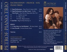 PETROF PIANO TRIO RACHMANINOV