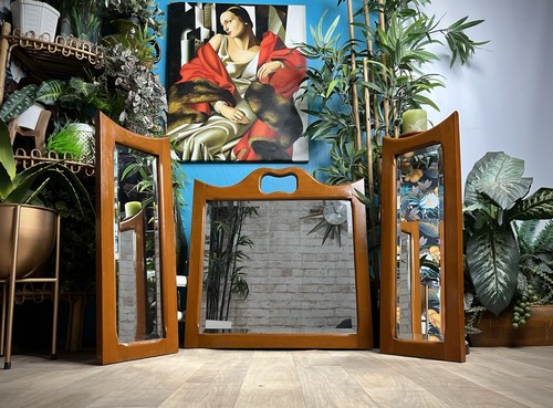 Antico set toeletta - , specchio