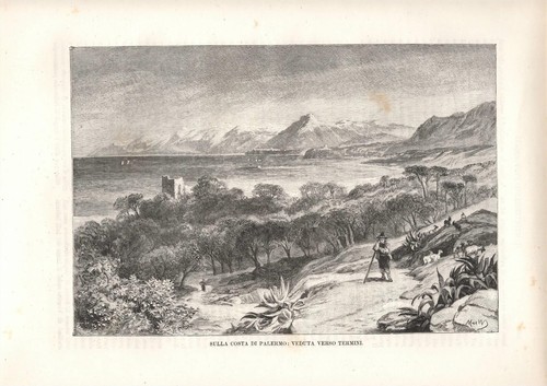 Stampa antica palermo - stampa,
