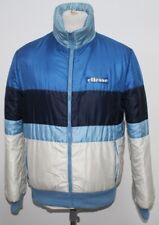 VINTAGE GIACCA ELLESSE SPELLOUT CAPPOTTO DOUBLE COAT SPORT TENNIS ITALIA OLD SKI