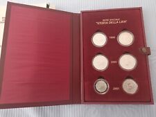 Repubblica Italiana STORIA DELLA LIRA  COFANETTO 3 DITTICI fdc IN ARGENTO 835