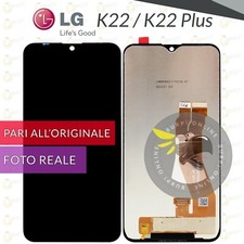 DISPLAY LCD LG K22 LM-K200 / K22 PLUS TOUCH SCREEN ASSEMBLATO SCHERMO VETRO NERO