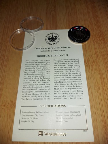 Proof coin trooping the - proof,
