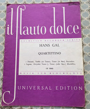 Hans Gal Quartettino for 4