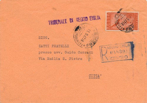 Italia 1947 raccomandata - 1947,
