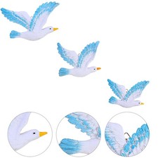 3 Pcs Gabbiani Decorazione