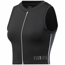  Maglia Smanicata da Donna Reebok Les Mills® Performance Nero Taglia:XS