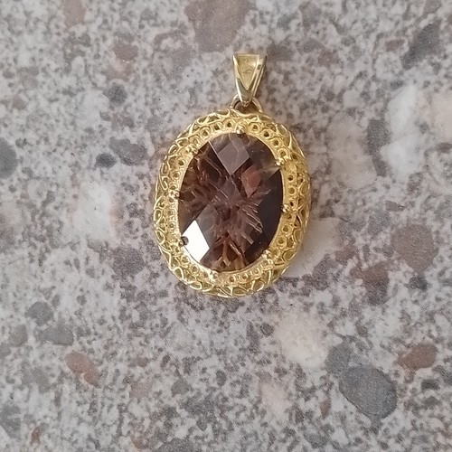Ciondolo quarzo fumè - , ss