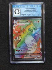 Charizard Vmax 9.5 Cgc ITA Hyper Rara Segreta Futuri Campioni 074/073 Pokemon