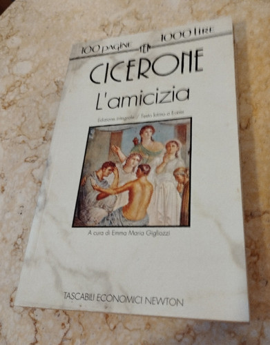 Libro cicerone amicizia - libro, l'amicizia