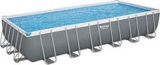 Bestway 56935-5 Piscina fuori terra solo struttura rettangolare Power Steel da 7