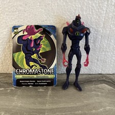 Ben Ten 10 Cromoraggio Chromastone Alien Force Action Figure 10 cm Bandai card